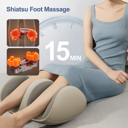 Shiatsu Foot Massager With Heat Kneading Calf Health dealsniper-net