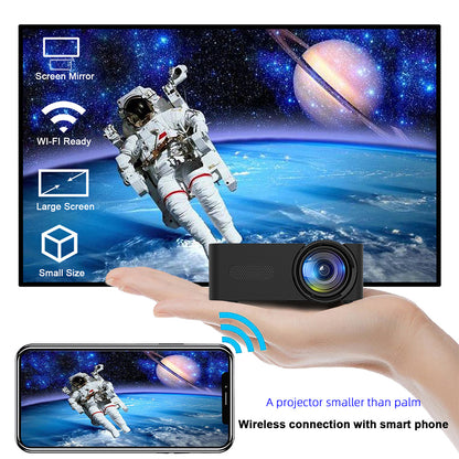 YT100 Home Mini Portable Projector USB Power Supply Gadgets dealsniper-net