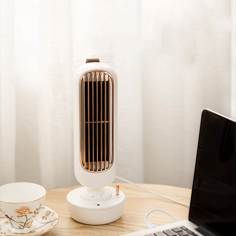 Humidifier Fan 2 in 1 Portable Desktop Mini Fan Home dealsniper-net