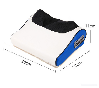 Electric Cervical Massage Pillow Health dealsniper-net Blue white EU