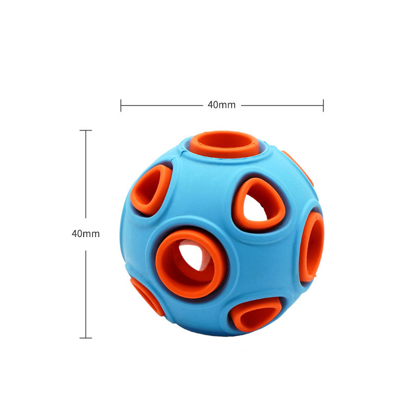 Luminous Sounding Dog Toy Ball Pets dealsniper-net Blue Glow S