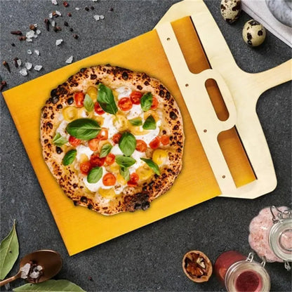 Kitchen Gadgets Sliding Pizza Shovel Non Stick Pizza Smooth Kitchen dealsniper-net