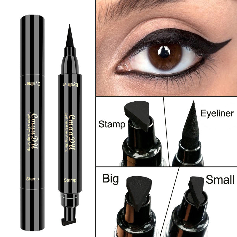 Double-headed wing seal eyeliner Beauty dealsniper-net