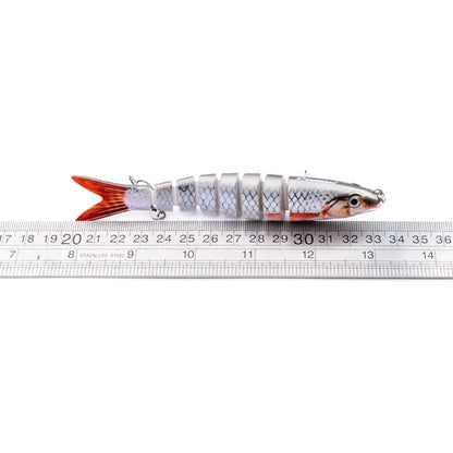 Pike Fishing Lures Artificial Multi Jointed Sections Hard Bait