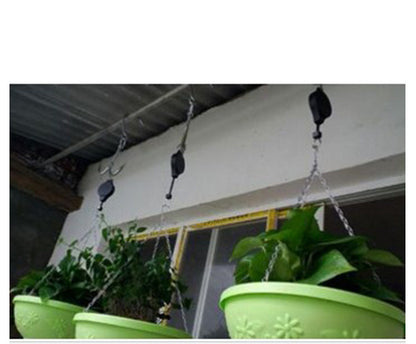 Free Lifting Hanging Basket Bird Cage Hook Home Decor Gym From House