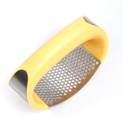 Stainless Steel Garlic Masher Garlic Press Manual Curve