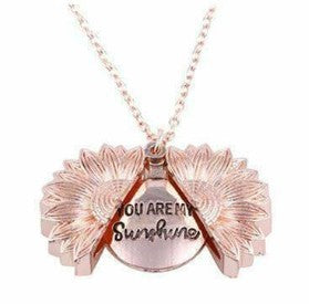 Double-sided Alloy Flower Short Clavicle Jewelry dealsniper-net Rosegold Double layer