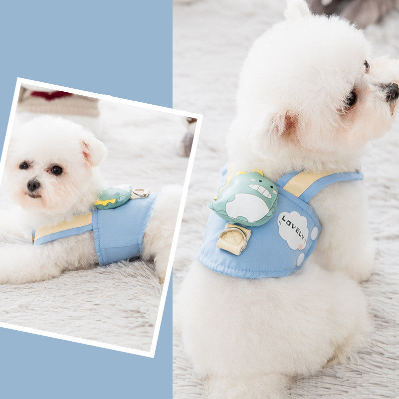 Cute Pet Dog Harness Leash Set Pets Gym From House