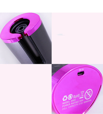 Rechargeable Automatic Hair Curler Portable Hair Curling Iron Beauty dealsniper-net