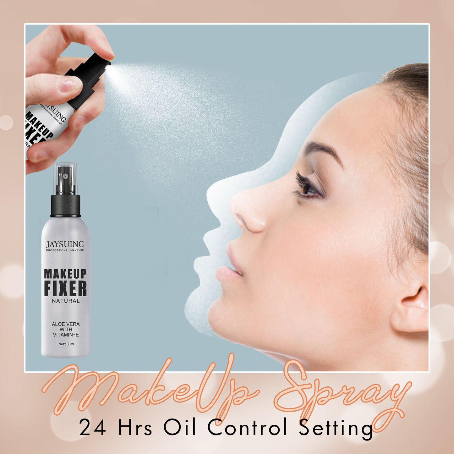 Setting Spray - Waterproof Long-lasting Non-smudging Beauty dealsniper-net