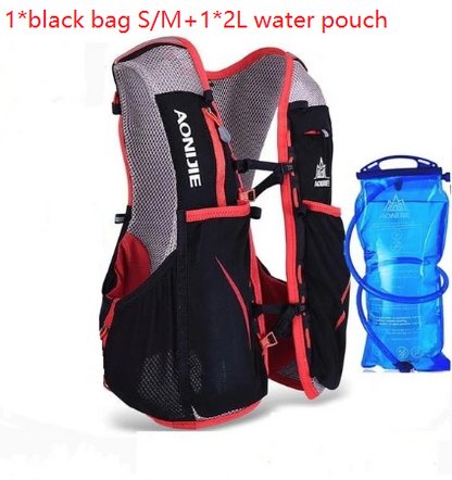 Running Water Bag Backpack Sports Vest Men dealsniper-net Bag S M 2L pouch