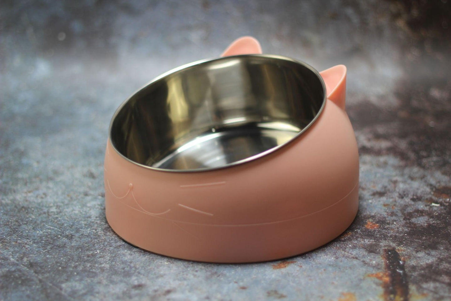 Protective Cervical Cat Bowl Oblique Mouth Pet Bowl Pets DealSniper.net Pink L