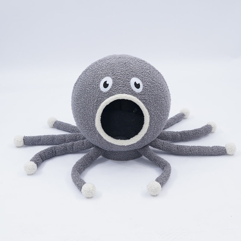 Pet Deep Sleep Cartoon Plush Nest Pets Gym From House