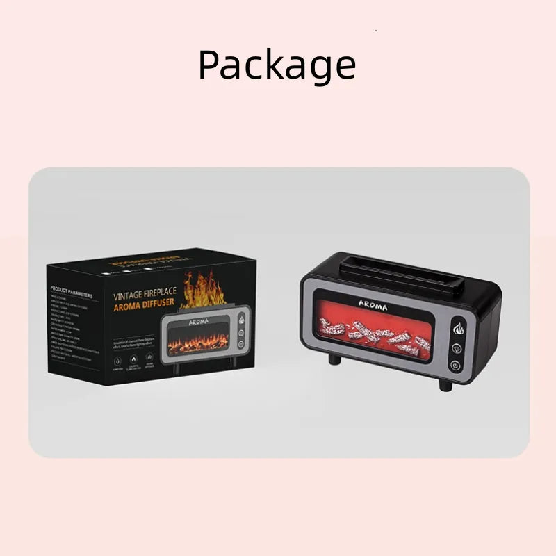 New Design Ultrasonic Flame Humidifier Simulated Fireplace House DealSniper.net