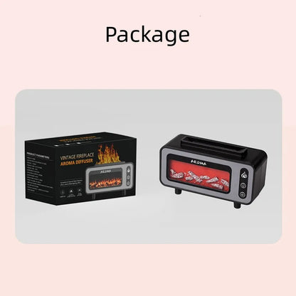 New Design Ultrasonic Flame Humidifier Simulated Fireplace House DealSniper.net