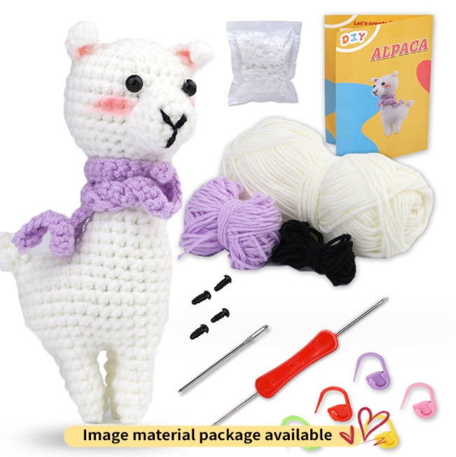 Crochet Material Package Woven Wool Ball Handmade Hobby DealSniper.net Alpaca Doll