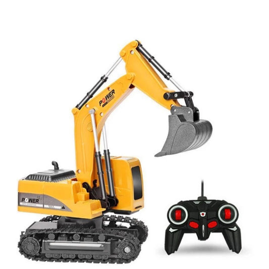 Remote control excavator Kids dealsniper-net Yellow