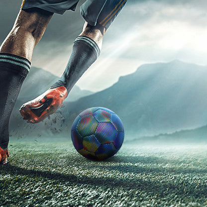Machine Stitched Football Reflective Luminous Football Sports Gym From House