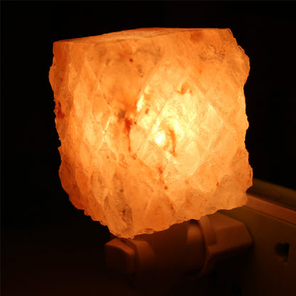 Crystal Salt Lamp Night Light Home dealsniper-net Square AU