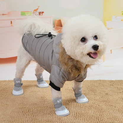 Paka Winter Jacket Pets DealSniper.net Grey L