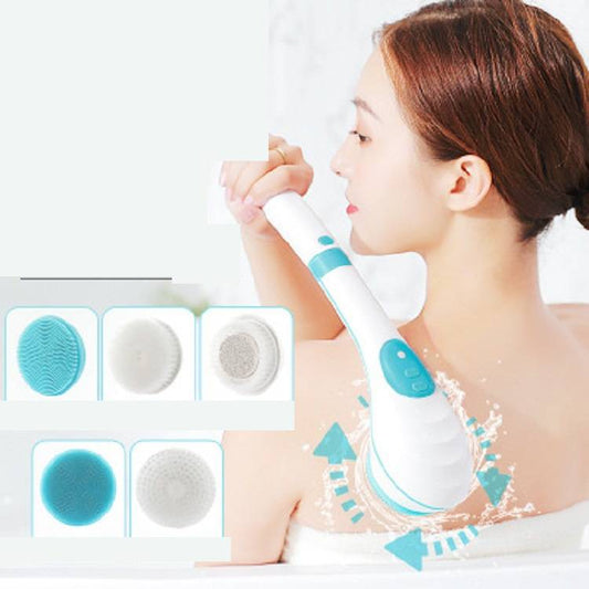 New 5 In 1 Electric Bath Brush Handheld Household Waterproof Health dealsniper-net