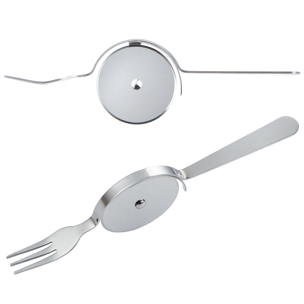 Stainless Steel Cake Cutter with Knife and Fork Kitchen DealSniper.net