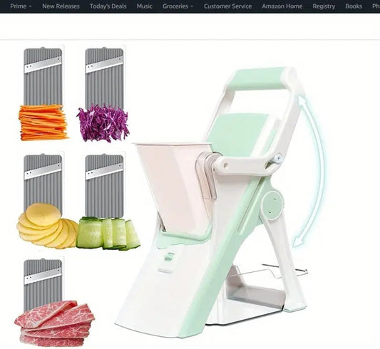 Safe Multifunctional Mushroom Slicer 5-in-1 Vegetable Slicer