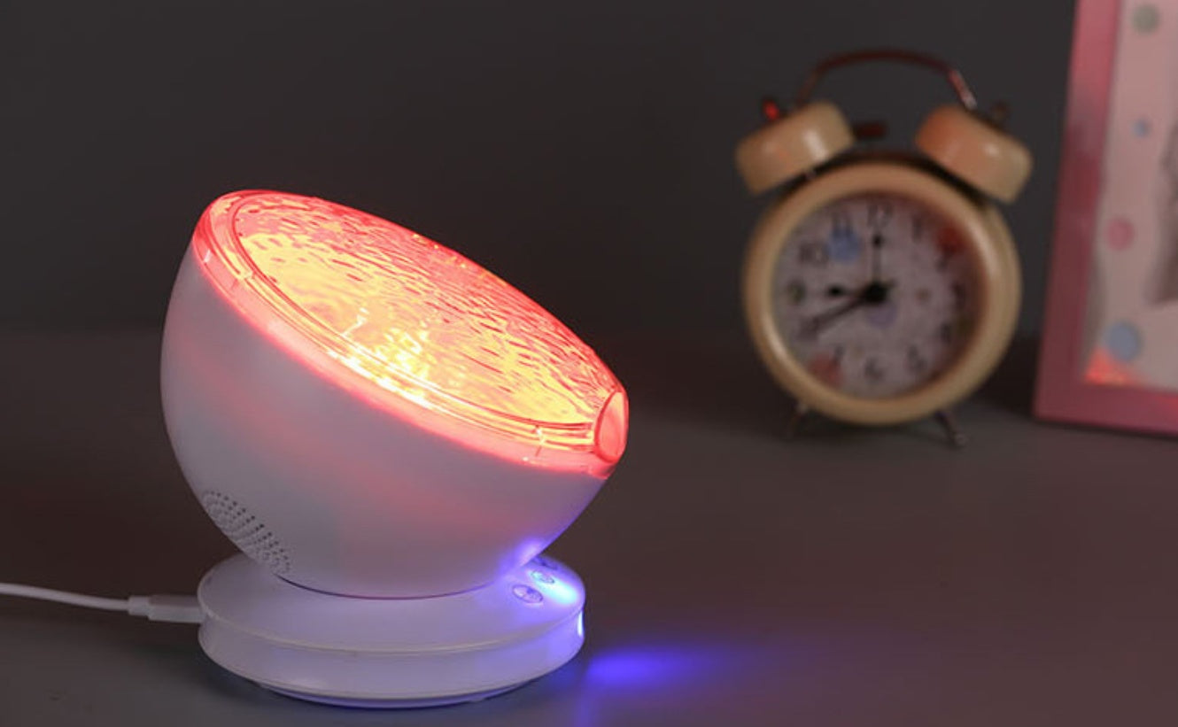Ocean Wave Projector LED Night Light Remote Control Gadgets dealsniper-net