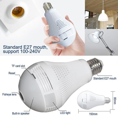 LED Light Bulb Spy Camera Electronic dealsniper-net