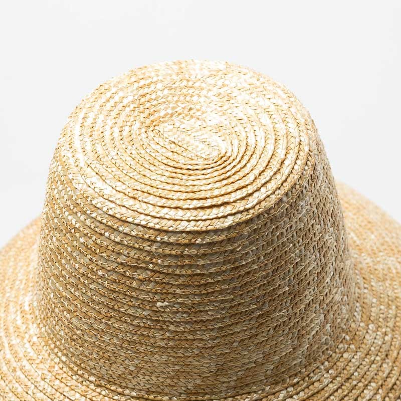 Vintage High Top Big Brim Straw Hat Women dealsniper-net