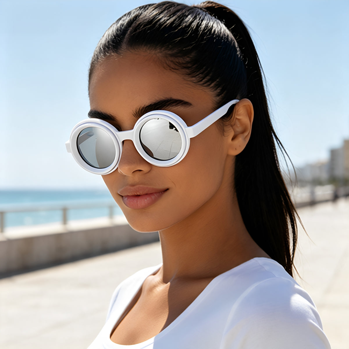 New Large-Frame Sunglasses For Men With Metal Frames Men Gym From House