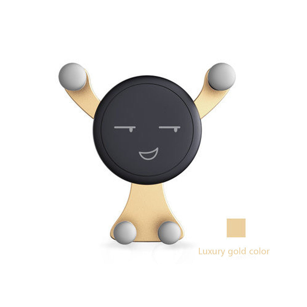 Emoji car phone holder Vehicle dealsniper-net Gold