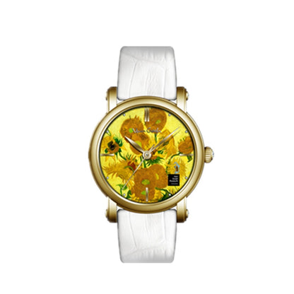 Van Gogh Women's Quartz Watch 3D Printed Oil Painting Jewelry DealSniper.net Lady13G