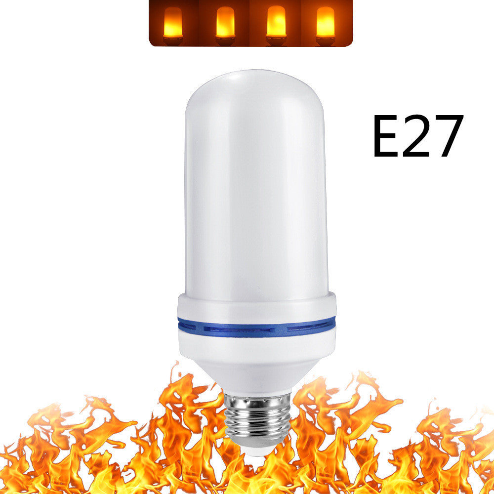 Simulation flame bulb LED flame light beating flame three gear Home dealsniper-net E27 7W