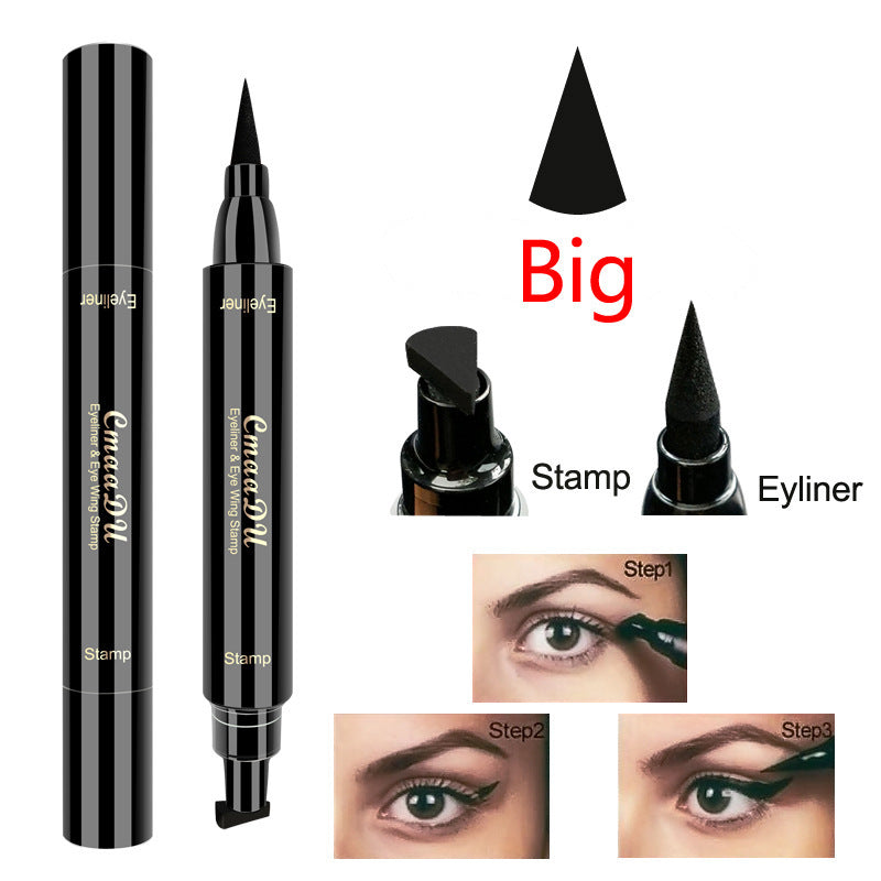 Double-headed wing seal eyeliner Beauty dealsniper-net Big