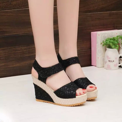 Flat bottom high heel sandals Women dealsniper-net