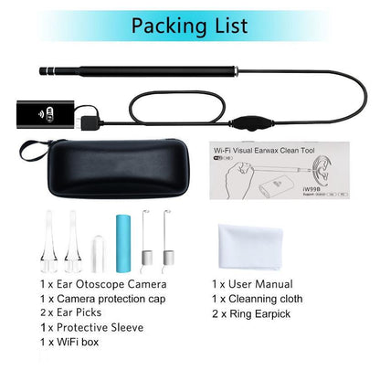 3-in-1 USB & Android&Type-c Ear Cleaning Endoscope Health dealsniper-net WIFI version