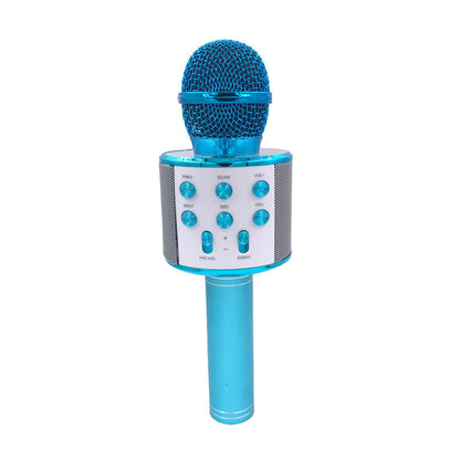 Wireless Microphone Portable Bluetooth Mini Home Ktv Gadgets dealsniper-net Blue ordinary