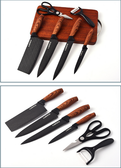 Household Knives Set Kitchen Combination Kitchenware Kitchen dealsniper-net