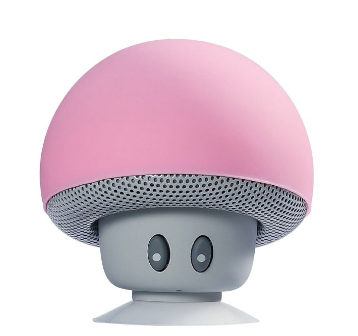 Mushroom Waterproof Bluetooth Speaker Electronics DealSniper.net Pink