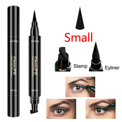 Double-headed wing seal eyeliner Beauty dealsniper-net Small