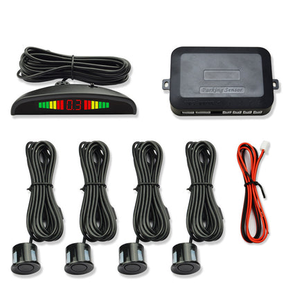 Manufacturers Wholesale Reversing Radar Buzz 4 General 12v Crescent Monitor SensorProbe Vehicle Vehicle dealsniper-net