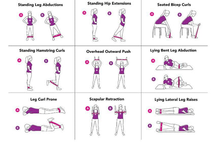 Gym Fitness Resistance Bands for Yoga Stretch Pull Up Assist Bands Sports DealSniper.net