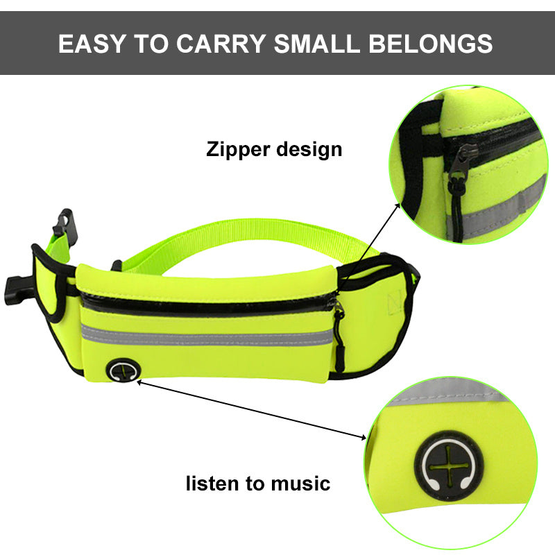 Pet Waist Bag Sports Traction Rope Reflective Waterproof Running Traction Rope Pets dealsniper-net