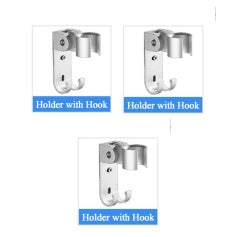 Household Negative Ion Pressurized Shower Head Kitchen dealsniper-net Hook 3pcs