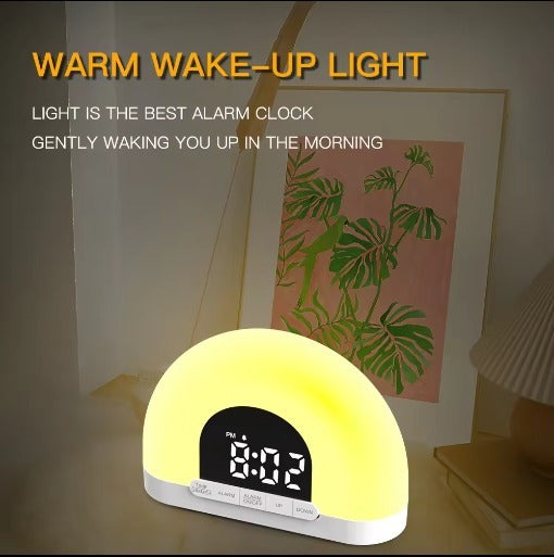 New Popular Snooze Function Sunrise Wake Up Light Alarm