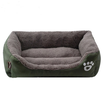 Winter Warm Pet Bed Dog Nest Pets Gym From House Dark green, L