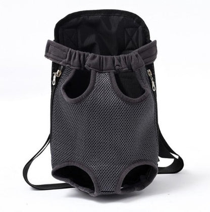 Go Out Portable Chest Shoulder Pet Bag Breathable Travel Pet Bag Pets Gym From House Gray L