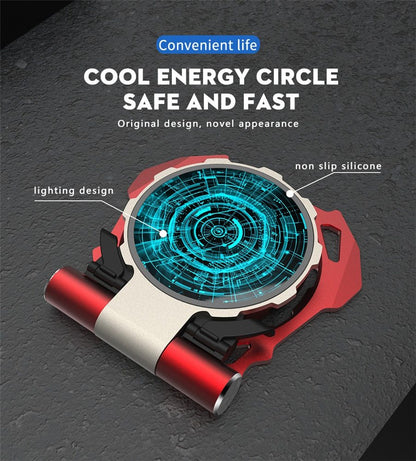 Iron Man Metal QI Wireless Charger Stand Desktop Mobile Phone Charger Electronics DealSniper.net