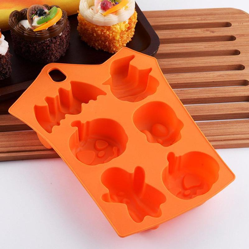 Halloween Pumpkin Cakes Silicone Mold Bald Cake Cake Holidays dealsniper-net